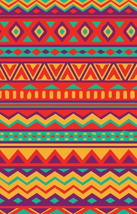 Aztec Pattern Aztec Pattern Art, Truck Art Pakistan, Aztec Wallpaper, Colors Illustration, Cultural Patterns, Mexican Pattern, Armband Tattoos, Irezumi Tattoos, Montezuma