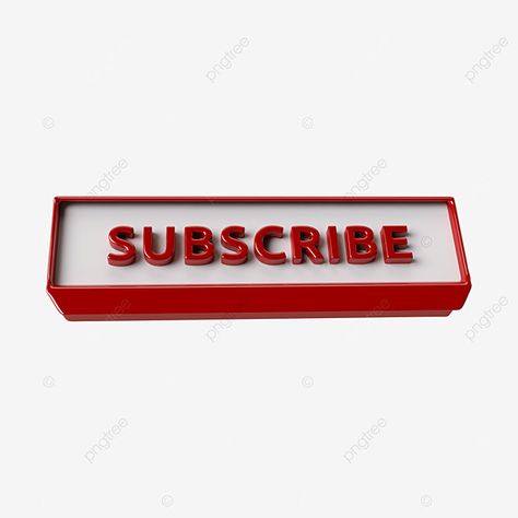 Subscribe Button Transparent, Subscribe Button Png, Button Game, 3d Images, Subscribe Button, Red Arrow, Heart Symbol, Video App, Red Background