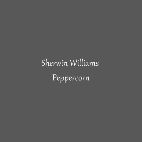 Wyeth Blue, Peppercorn Sherwin Williams, Sherwin Williams Peppercorn, Kendall Charcoal, Ranch Remodel, Painted Post, Family Room Furniture, Diy Playbook, Perfect Paint Color