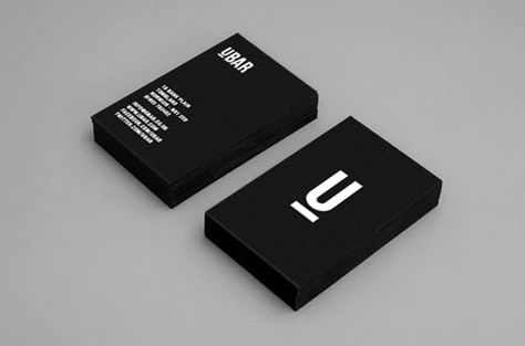 UBAR by Simon McWhinnie, via Behance Black Business Cards, Desain Merek, Business Card Design Minimal, Buisness Cards, Gfx Design, Business Cards Layout, Graphic Design Business Card, Name Card Design, Design Cv