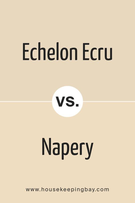 Echelon Ecru SW 7574 by Sherwin Williams vs Napery SW 6386 by Sherwin Williams Cabinets Sherwin Williams, Trim Colors, Trim Color, Coordinating Colors, Sherwin Williams, Paint Ideas, Chopsticks, Light Beige, The Bedroom