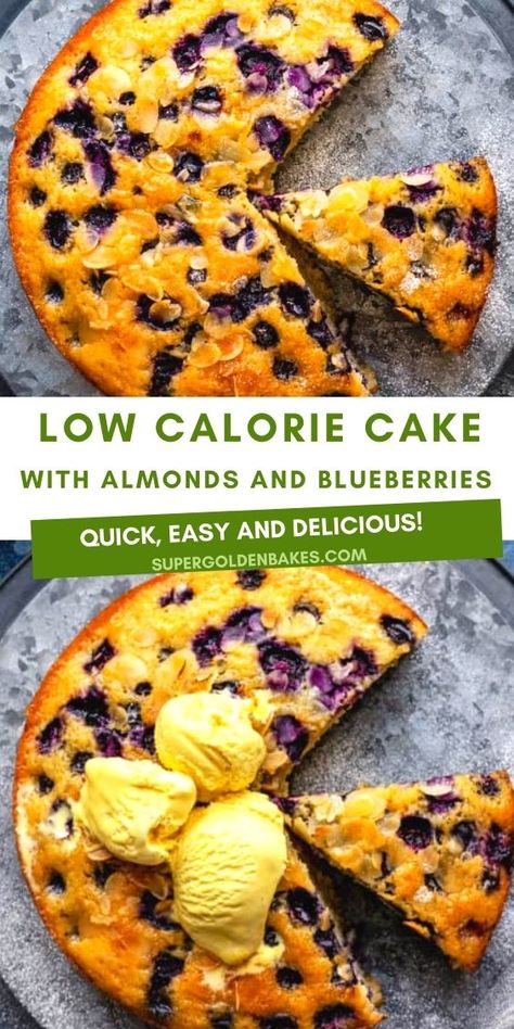 Low Cholesterol Cake Recipes, Healthy Blueberry Recipes Low Calories, Low Calorie Cake Recipes, Fat Free Cake, Healthy Blueberry Recipes, Sweet Potato Cake Recipe, Low Fat Cake, Low Calorie Cake, Almond Flour Cakes