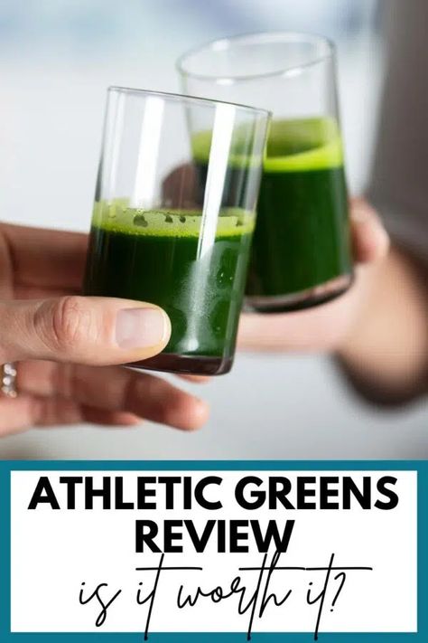 Athletic Greens (now called AG1) is a greens powder that claims to bring comprehensive and convenient daily nutrition to just about everybody. But is Athletic Greens worth it? Or is it overpriced marketing hype in pretty packaging? This registered dietitian and balanced nutritionist look at the science without the hype to help you make your own informed decision if Athletic Greens is for you. Daily Greens, Ag1 Recipes, Ag1 Athletic Greens, Greens Supplement Powder, Athletic Greens Recipes, Ag1 Greens, Ag1 Athletic Greens Recipes, Green Powder Drink, Athletes Diet