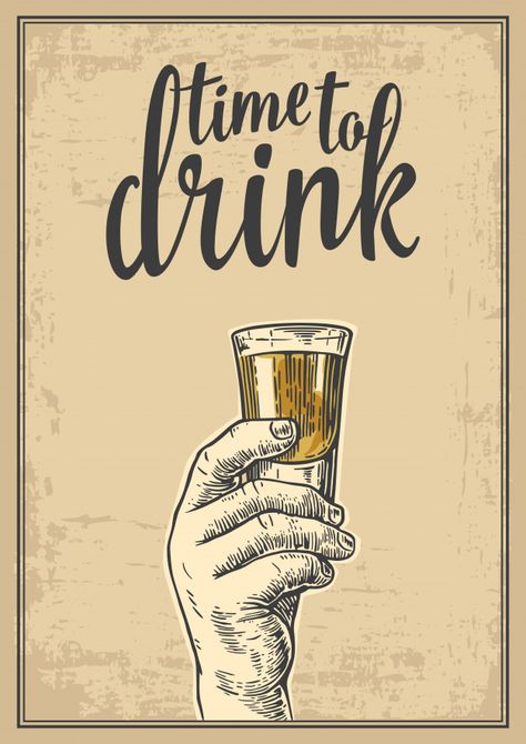 Vintage Alcohol Labels, Beer Decorations, Vector Symbols, Shots Alcohol, Beer Quotes, Alcohol Party, Bar Poster, Vintage Poster Design, Engraving Illustration