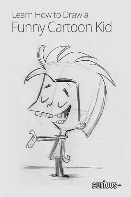 How to Draw a Funny Cartoon Kid How To Draw Cartoon, Drawing Items, Funny Cartoons Drawings, Cartoon Tutorial, Cartoon Inspiration, Draw Cartoons, Cartoons Characters, Cartoon Mom, Art Learning