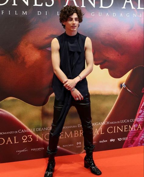 Timothée Chalamet at the Bones and All premiere in Milan, Italy Timothee Chalamet Bones And All, Bones And All Premiere, Bones And All, Take My Breath, Milan Italy, Timothee Chalamet, Movie Stars, Milan, Bones