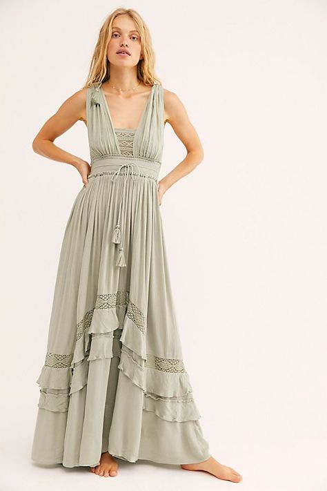 Slide View 1: Santa Maria Maxi Dress Winter Cocktail Dresses, Winter Cocktail Dress, Maxi Dress Free People, Wedding Mermaid, 2023 Dress, Serena Dress, Winter Cocktail, French Outfit, Dress For Wedding