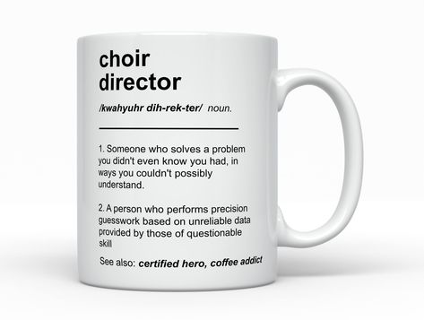 PRICES MAY VARY. Dishwasher Safe Microwave Safe Will never peel or fade Great Coffee Mug for Choir Directors This Coffee mug makes a fantastic gift for your friends, family, coworkers, or other loved ones. The printing is permanently bonded to the mug, and the print will never peel or fade, no matter how many times you wash it! This product is completely non toxic, and is safe for food and drink consumption. It is fully dishwasher and microwave safe. Choir Director Coffee Mug, Funny Gifts for Be Choir Teacher, Choir Director, Skill Saw, Music Teacher Gifts, Diy Teacher Gifts, Coffee Mug Funny, Birthday Cup, Great Coffee, Music Teacher