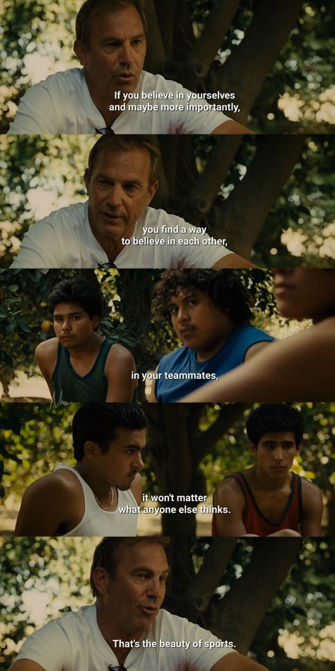 #sports #drama #motivational #crosscountry #running #track #KevinCostner #JimWhite #CarlosChalabi #Thomas #Danny #Damacio #Victor #Jose #David #track #runners #fast #hardwork #sacrifice #champions #mustwatch #moviequotes #team #brothers #belief Mcfarland Usa, Usa Quotes, Track Runners, Running Track, Kevin Costner, Movie Quotes, Walt Disney, Drama, Track