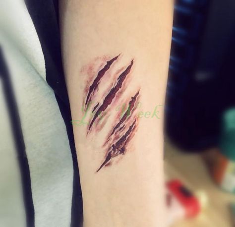 Waterproof Temporary tattoo sticker 3D incised wound Centipede halloween tatto stickers flash tatoo fake tattoos for men women 4 Friday The 13th Tattoo, 13 Tattoos, Scar Tattoo, Halloween Zombie, Back Tattoo Women, Real Tattoo, Hot Tattoos, Wolf Tattoos, Temporary Tattoo Stickers