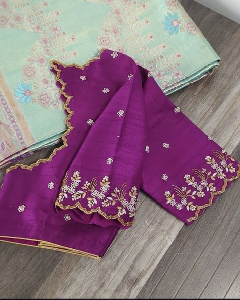 Wine Colour Blouse Maggam Work, Red Maggam Work Blouse Designs, Moti Work Blouse Designs, Heavy Blouses, Work Blouse Designs, Saree Ideas, Latest Bridal Blouse Designs, Latest Blouse Designs Pattern, Traditional Blouse Designs