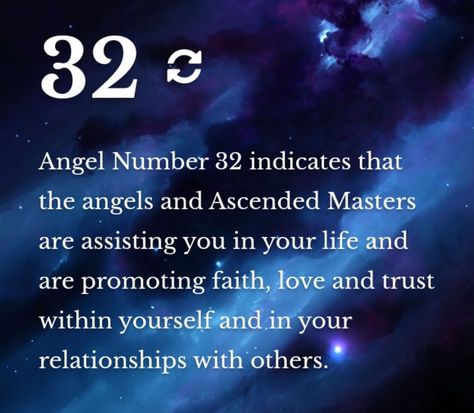 Angel number 32 32 Angel Number, Arch Angels, Shadow Work Spiritual, Best Positive Quotes, A Kind Of Magic, Ascended Masters, Spirit Guide, Astrology Numerology, Angel Number