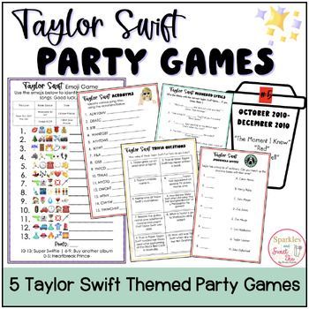 Taylor Swift Themed Scavenger Hunt, Taylor Swift Trivia Game, Things To Do At A Taylor Swift Party, Taylor Swift Trivia Questions, Taylor Swift Themed Birthday Party Games, Taylor Swift Themed Birthday Party Activities, Taylor Swift Themed Party Games, Taylor Swift Trivia Printable, Taylor Swift Themed Games