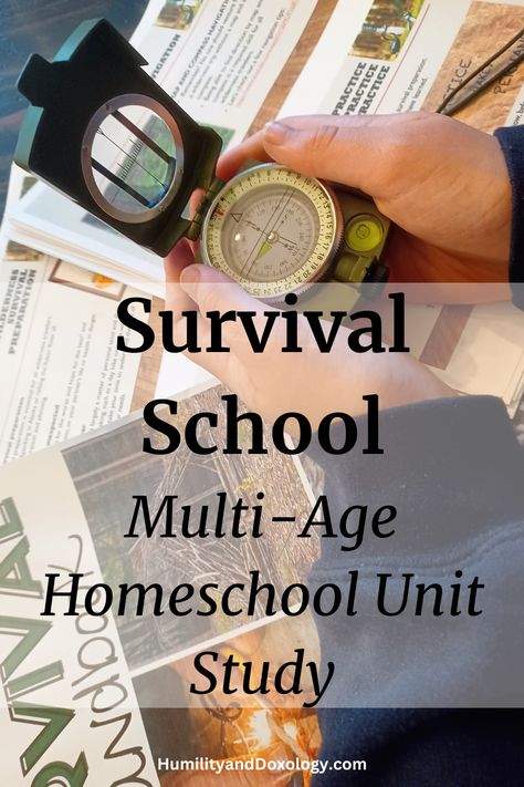 Homeschool Study Units, Homeschool Mini Units, Homeschool Outdoor Learning, Homesteading Unit Study, Survival Homeschool Unit, Homeschool Science Unit Studies, How To Make Homeschooling Fun, Summer Homeschool Curriculum, Middle School Unit Studies