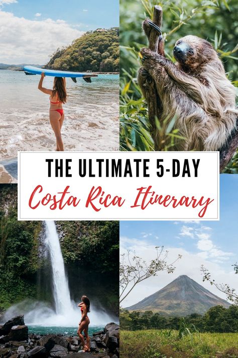 The Ultimate 5-Day Costa Rica Itinerary | Exploring Guanacaste and Arenal Costa Rica Travel 5 Days, Costa Rica In February, Costs Rica Vacation, 5 Day Costa Rica Itinerary, Costa Rica Guanacaste Things To Do, Costa Rica Itenary, Best Time To Visit Costa Rica, Costa Rica Honeymoon Itinerary, 4 Days In Costa Rica