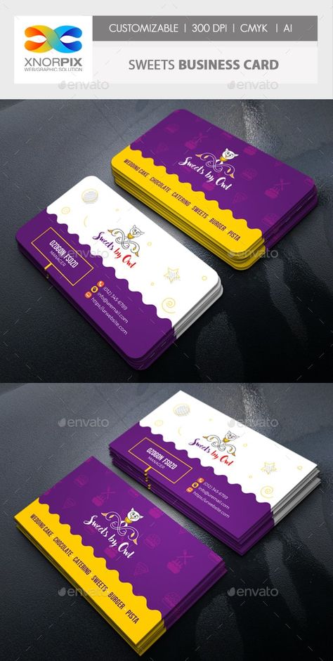 Sweets Business, Landscaping Business Cards, Food Business Card, Landscape Layout, Art Business Cards, Minimalist Graphic Design, Visiting Card Design, Business Card Inspiration, Webpage Design