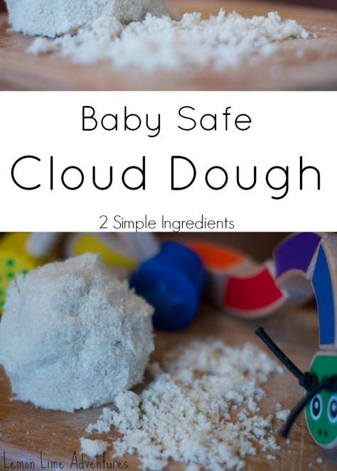 Baby Safe Cloud Dough- Organic- Gluten Free- A Must Try! Simple! Cloud Dough Recipes, Toddler Games, Cloud Dough, Baby Sensory Play, Kids Garden, Garden Fun, Playdough Recipe, Rice Cereal, Kids Projects