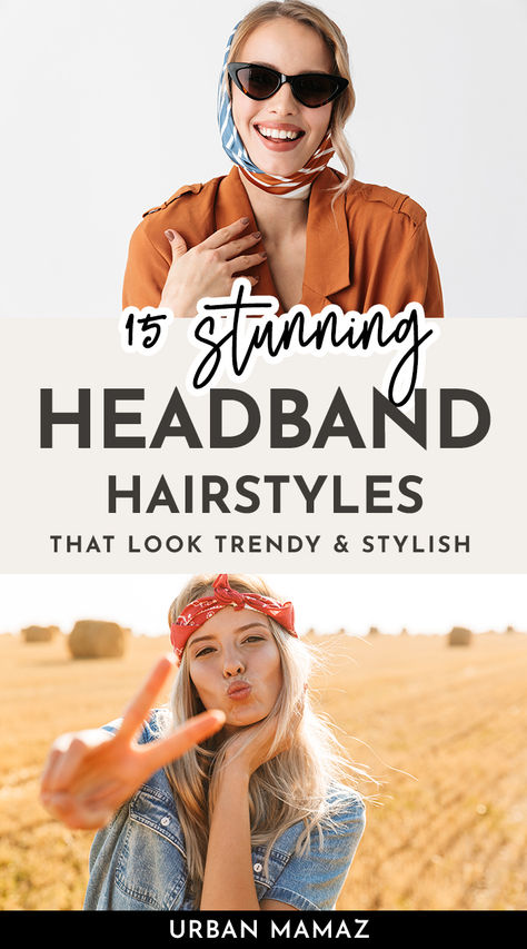 Headband Hairstyles Second Day Hairstyles, Rainbow Hair Color, Bridal Hair Inspiration, Hairstyling Products, Stylish Headbands, Lob Hairstyle, Best Beauty Tips, Your Hairstyle, Wedding Hairstyles Updo