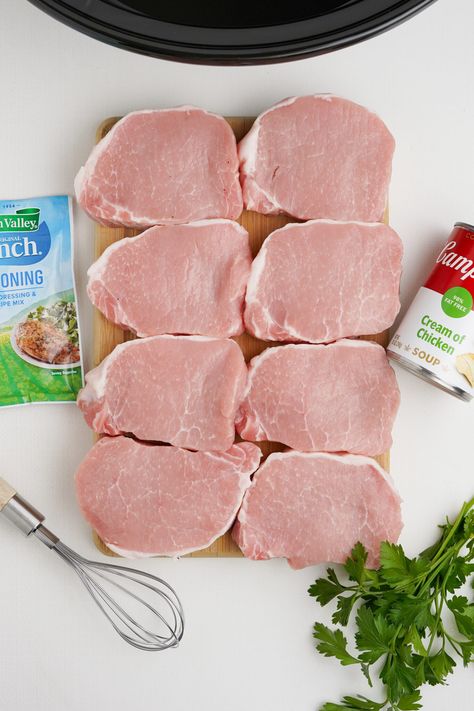 Pork Chops In The Crock Pot Ranch, Slow Cooker Ranch Pork Chops, Boneless Pork Chop Crockpot Recipes, Thick Pork Chops In The Crock Pot, Crockpot Ranch Pork Chops 3 Ingredients, Ranch Crockpot Pork Chops, Crockpot Ranch Pork Chops And Potatoes, Pork Chop In Crock Pot, Boneless Pork Chops In The Crock Pot