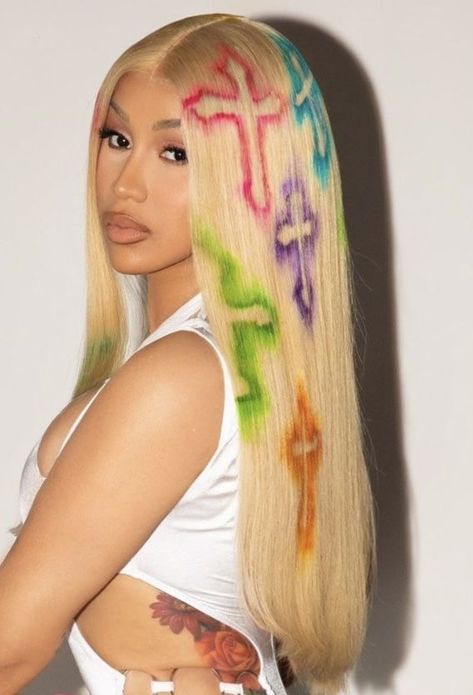 Keep The Conversation Going, Cardi B Photos, Y2k Hairstyles, Beautiful Black Hair, Cute Hair Colors, Dyed Hair Inspiration, Carpet Looks, Pretty Hair Color, Baddie Hairstyles