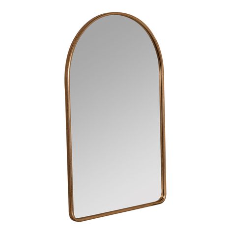 ​﻿﻿​﻿Cooper Classics Sebastian Gold 38-Inch Arched Wall Mirror 41751 | Bellacor Arched Bathroom, Gold Arch Mirror, Arched Wall Mirror, Arched Wall, Gold Mirror Wall, Arched Mirror, Arch Mirror, Sunburst Mirror, Accent Mirror