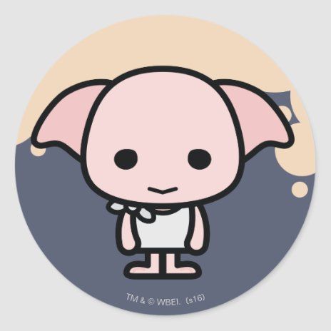 Dobby Drawing Easy, Dobby Cartoon, Cartoon Character Art, Harry Potter Cartoon, Harry Potter Painting, Harry Potter Stickers, Dobby Harry Potter, Cute Harry Potter, Harry Potter Kids