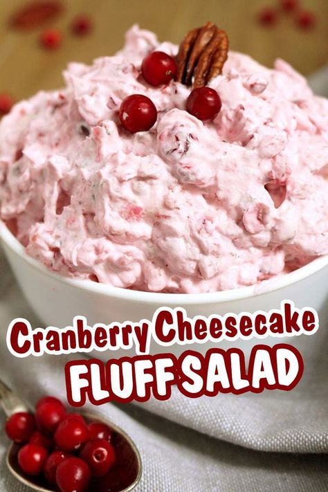 This salad is a perfect dessert for Thanksgiving Dinner or New Year‘s Eve feast. Cranberry Cheesecake Fluff Salad is quick, simple and easy to prepare. I like the combination of cranberry and pineapple, cream cheese and heavy whipping cream and when marshmallow melts and pecans crunch in your mouth. Cranberry Cheesecake Fluff, Dessert For Thanksgiving Dinner, Cheesecake Fluff Salad, Cranberry And Pineapple, Cream Cheese Desserts Easy, Dessert For Thanksgiving, Cheesecake Fluff, Cranberry Fluff, Fluff Salad