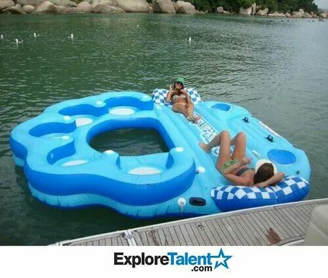 This would make for a fun day on the lake Taman Air, Living Pool, Lake Life, Outdoor Fun, Rafting, The Great Outdoors, Summer Time, Lake House, Swimming Pool