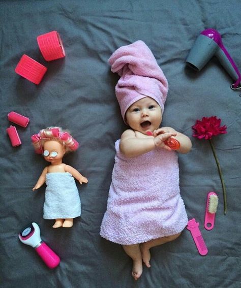 Little Sweet Diva in the makings ~ Baby Fotografie, Monthly Baby Photos, Newborn Baby Photoshoot, Baby Poses, Foto Baby, Foto Tips, Newborn Baby Photography, Newborn Photoshoot