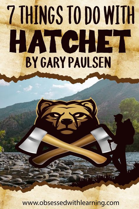 Hatchet Room Transformation, Hatchet Stem Activities, Hatchet Project Ideas, Hatchet Activities Middle School, Hatchet Novel Study Activities, 6th Grade Novel Studies, Hatchet Book Activities, Hatchet Book Project, Hatchet Activities