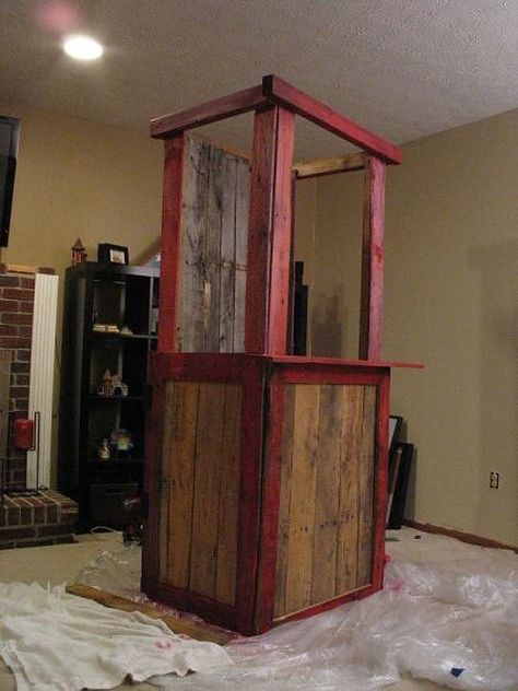 Ticket Booth Ideas, Circus Ticket Booth, Candy Cauldron, Circus Ticket, Haunted Circus, Haunted Carnival, Creepy Circus, Booth Diy, Creepy Carnival