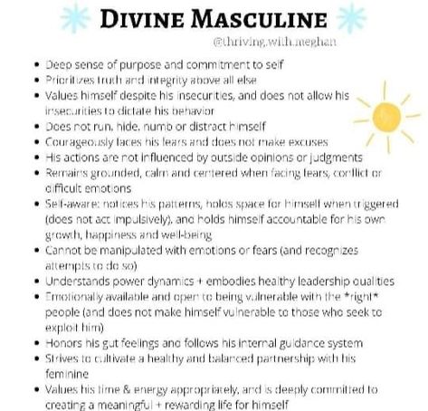 Husband Traits, Divine Masculine Aesthetic, Masculine Archetypes, Sacred Relationship, Masculine Traits, Feminine Spirituality, Energy Consciousness, Healing Journaling, Divine Masculine