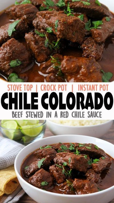 Chili Colorado Recipe, Beef Chile, Colorado Beef, Beef Chuck Steaks, Chile Colorado, Colorado Food, Red Chile Sauce, Traditional Mexican Dishes, Chile Sauce