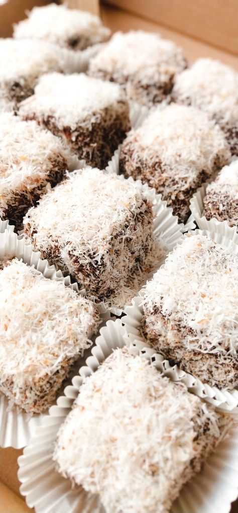 Classic Lamington Cake Lamington Cake, Krispie Treats, Rice Krispie Treat, Rice Krispies, Cake