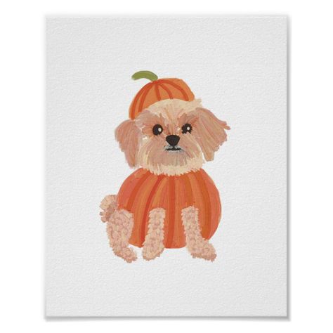 Halloween Pumpkin Dog Poster Dog Halloween Drawing, Happy Holidays Card Design, Halloween Costume Design, Painted Dog, Happy Holiday Cards, Halloween Window, Dog Poster, Halloween Illustration, Dog Halloween Costumes