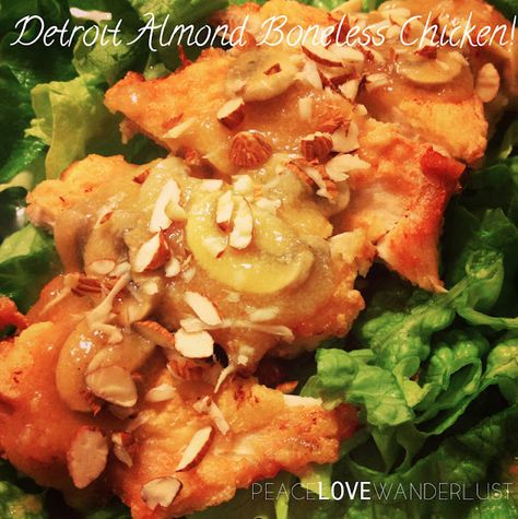 Almond Boneless Chicken Recipe, Boneless Chicken Recipe, Almond Boneless Chicken, Detroit Food, Chicken Gravy Recipe, Chicken Recipes Boneless, Almond Chicken, Chicken Gravy, Chinese Dishes