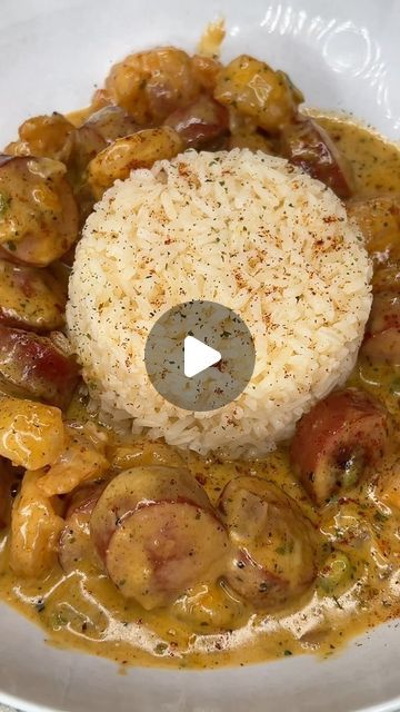 Sausage And Shrimp Recipes, Shrimp And Andouille Sausage, Sausage Fried Rice, Sausage Meals, Shrimp And Sausage, Creamy Shrimp, Shrimp Recipes For Dinner, Andouille Sausage, Andouille