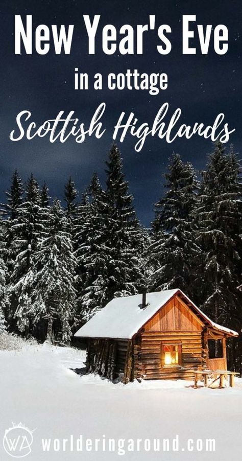 New Year's Eve in Scotland - traditional cottage in the Scottish Highlands | Worldering around Scottish New Year, Scotland Landscape, Places In Scotland, Scotland Road Trip, Traditional Cottage, Luxury Travel Destinations, Christmas In Europe, Castles In Scotland, Scotland Highlands