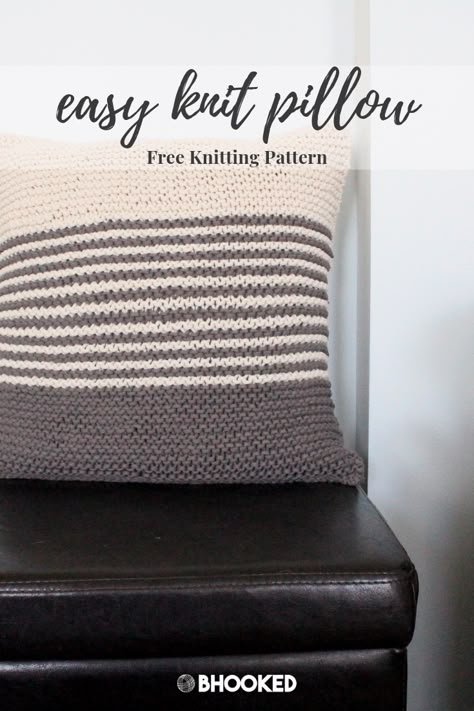 Knitted Cushion Pattern, Knitted Cushion Covers, Garter Stitch Knitting, Cushion Cover Pattern, Throw Pillow Pattern, Pillow Covers Pattern, Beginner Knitting, Crochet Cushion Cover, Beginner Knitting Patterns