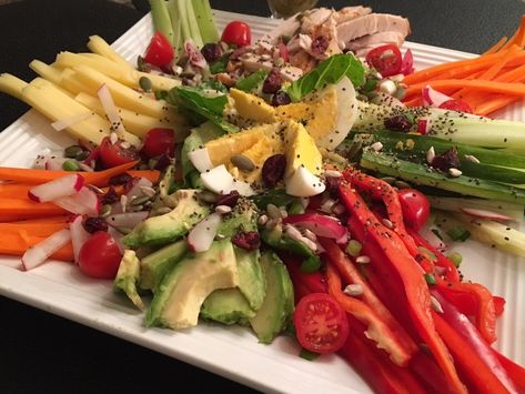 Julienne Salad #easy recipe #healthy recipe #salad recipe #poultry recipe #leftover turkey recipe #super food recipe #justapinchrecipes Julienne Salad, Julienne Vegetables, Classic Cobb Salad, Avocado Soup, Asian Chicken Salads, Leftover Turkey Recipes, Get Back On Track, Leftovers Recipes, Food Categories