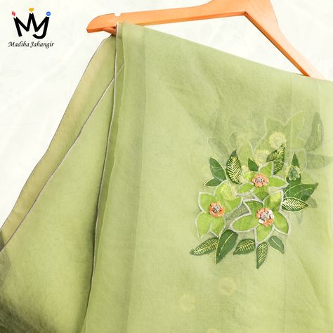 Explore the allure of this handmade designer dupatta in captivating mint green, a refreshing and elegant choice. It showcases intricate green and pink flowers, a canvas of creativity and style. This dupatta from our designer dupatta collection is the perfect statement of your unique aesthetic taste. Painted Dupatta, Dupatta Collection, Designer Dupatta, Green A, Green And Pink, Unique Aesthetic, Mint Green, Pink Flowers, Mint