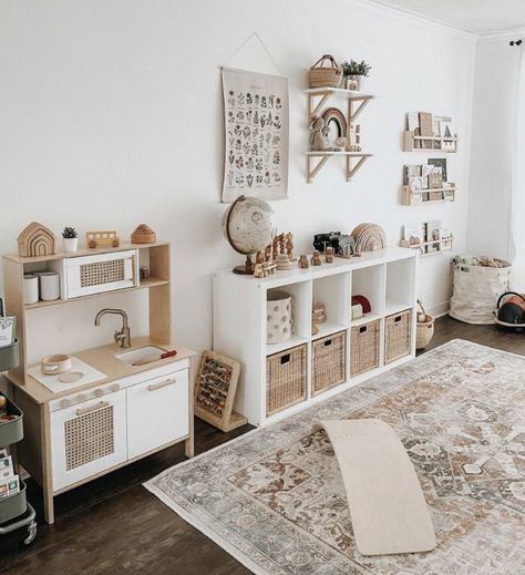 Wellbeing Room, Nursery Nook, Montessori Bedroom, Living Room Playroom, Baby Playroom, Toddler Playroom, Kids Playroom Decor, Nursery Room Design, Baby Room Inspiration