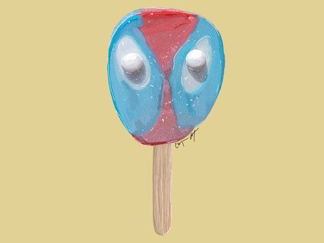 Spider Man Popsicle, Spiderman Popsicle, Character Popsicles, Popsicle Art, Sonny Angel, Patch Work, Peter Parker, Popsicles, Art Designs