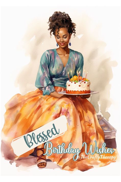 Birthday Wishes Woman, Birthday Wishes Design, Blessed Birthday Wishes, Blessed Birthday, Happy Birthday Wishes Pics, Happy Birthday Wishes Messages, Birthday Wishes Pics, Happy Birthday Black, Happy Birthday Woman