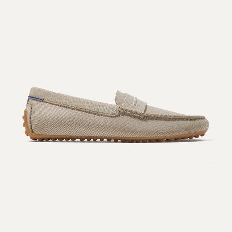 The Driving Loafer in Barley | Men's Shoes | Rothy's Mens Driving Loafers, Classic Loafers, Cool Brown, Driving Shoes Men, Mule Sneakers, Clog Boots, Driving Loafers, Sneaker Slippers, Driving Shoes