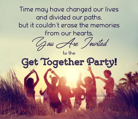 Party Invitation Messages - Party Invitation Examples and Ideas Family Gathering Invitations, Get Together Party Invitations, Family Get Together Invitations, Get Together Invitation Friends, Get Together Quotes, Text For Girlfriend, Get Together Invitation, Ladybug Quotes, House Party Invitation