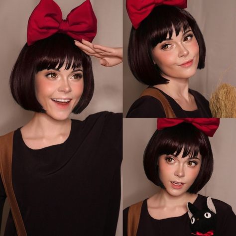 Kiki's Delivery Service Cosplay, Kiki Cosplay, Kiki Delivery, Kiki's Delivery Service, Cosplay Diy, Cosplay Makeup, Costume Makeup, Best Cosplay, Cosplay Outfits