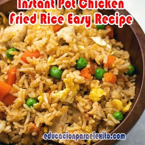 Instant Pot Chicken Fried Rice Easy Recipe - Educacionparaelexito Instant Pot Chicken Fried Rice, Chicken Fried Rice Recipe Easy, Parmesan Salmon, Chicken Fried Rice Easy, Instant Pot Pasta Recipe, Foil Packs, Salmon And Asparagus, Pressure Cooker Chicken, Easy One Pot Meals