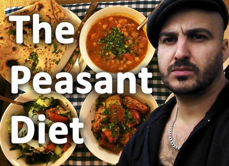 The Peasant diet - the key to a long, healthy, happy life - The Urban Farmer Peasant Food Recipes, Peasant Recipes, Medieval Peasant, Peasant Food, Urban Farmer, Home Grown Vegetables, Healthy Happy Life, Growing Vegetables, Mediterranean Diet