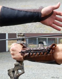 Archery Bracer, Mounted Archery, Archery Gear, Leather Bracers, Archery Bows, Archery Equipment, Archery Bow, Traditional Archery, Arm Guard